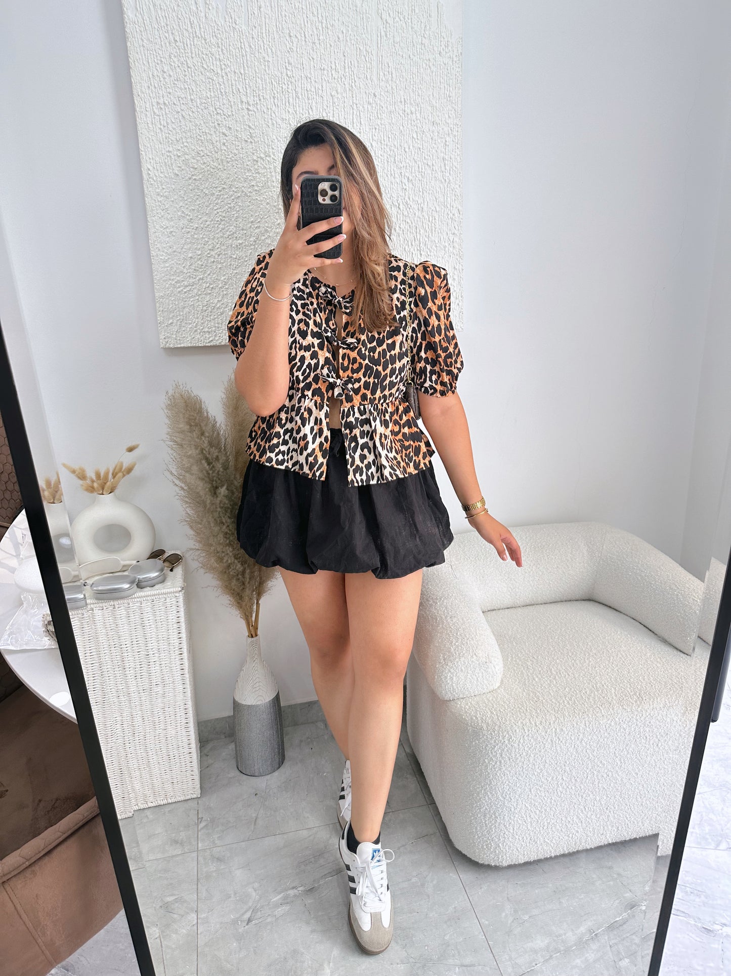 Top print de leopardo🐆