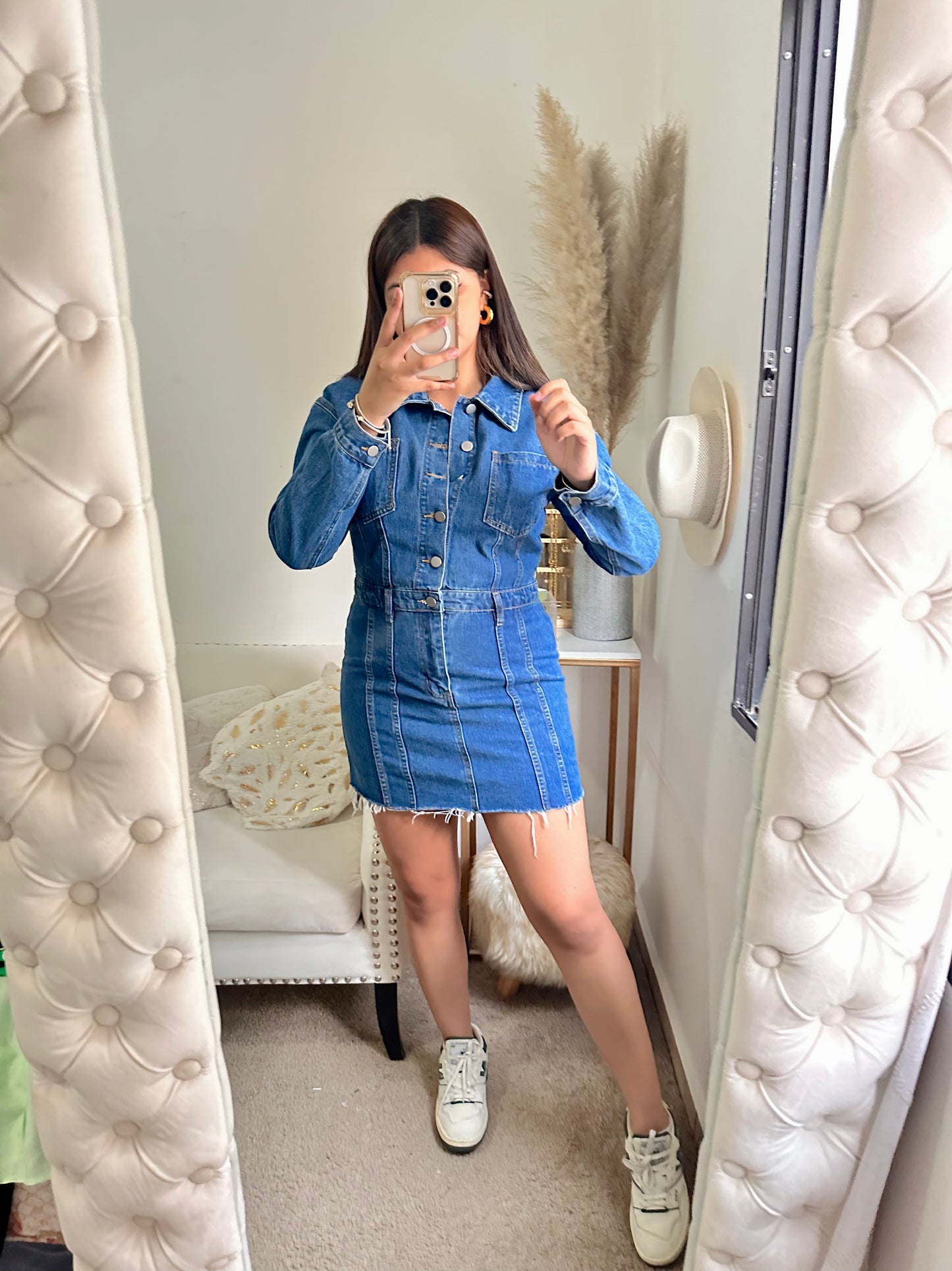 Denim dress