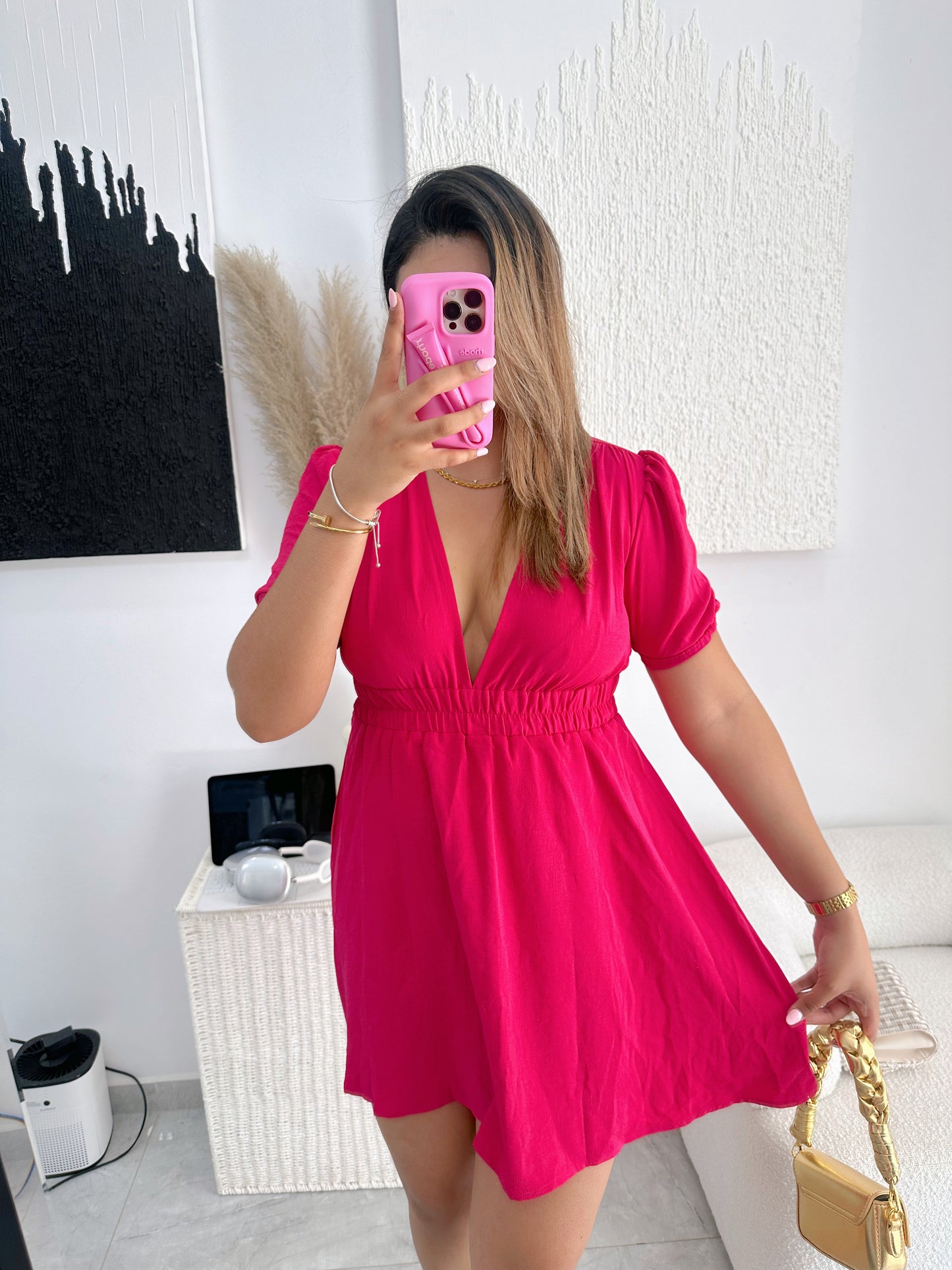 Barbie pink dress