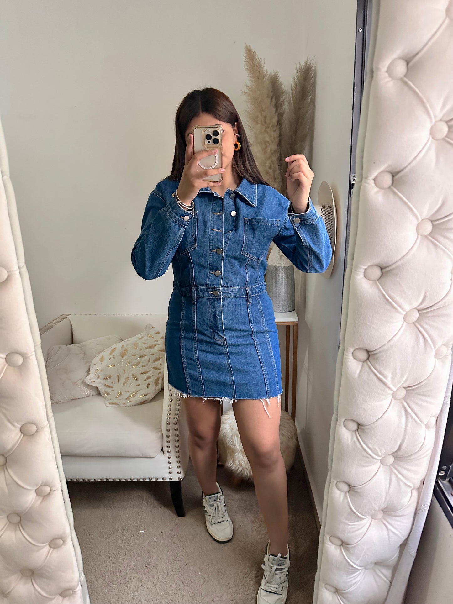 Denim dress