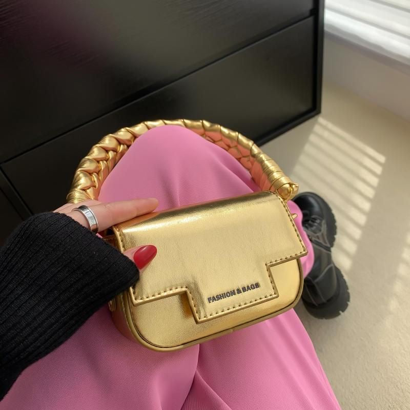 Golden mini bag