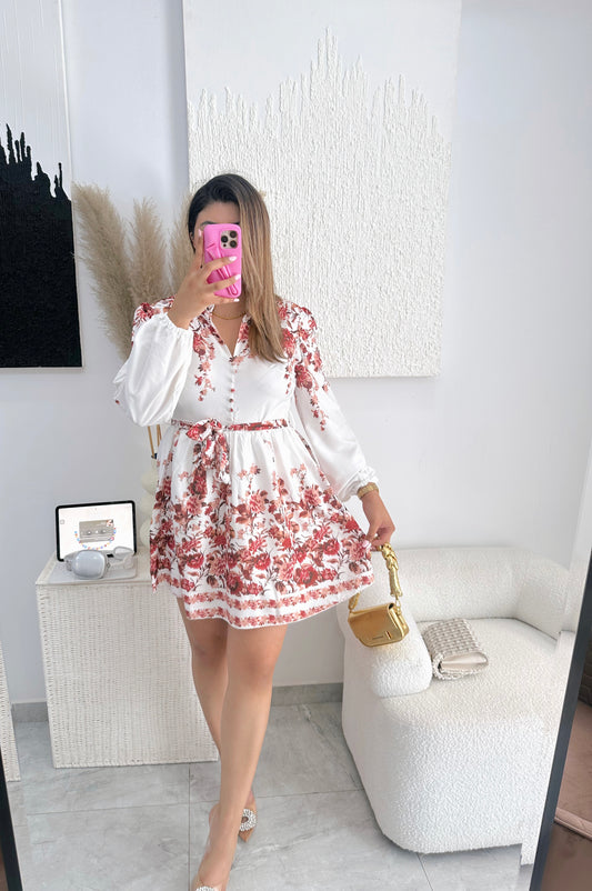 Floral print dress