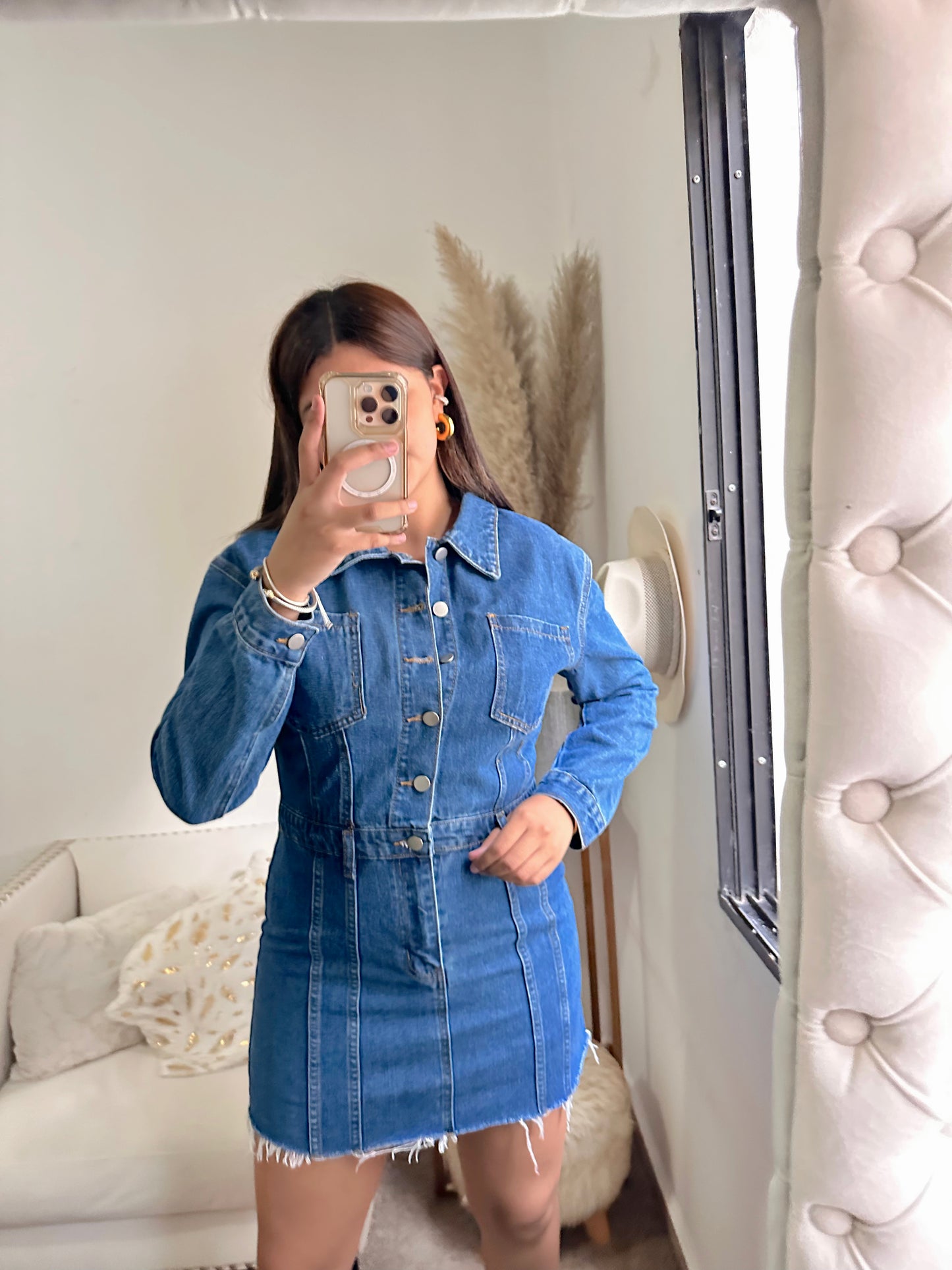 Denim dress