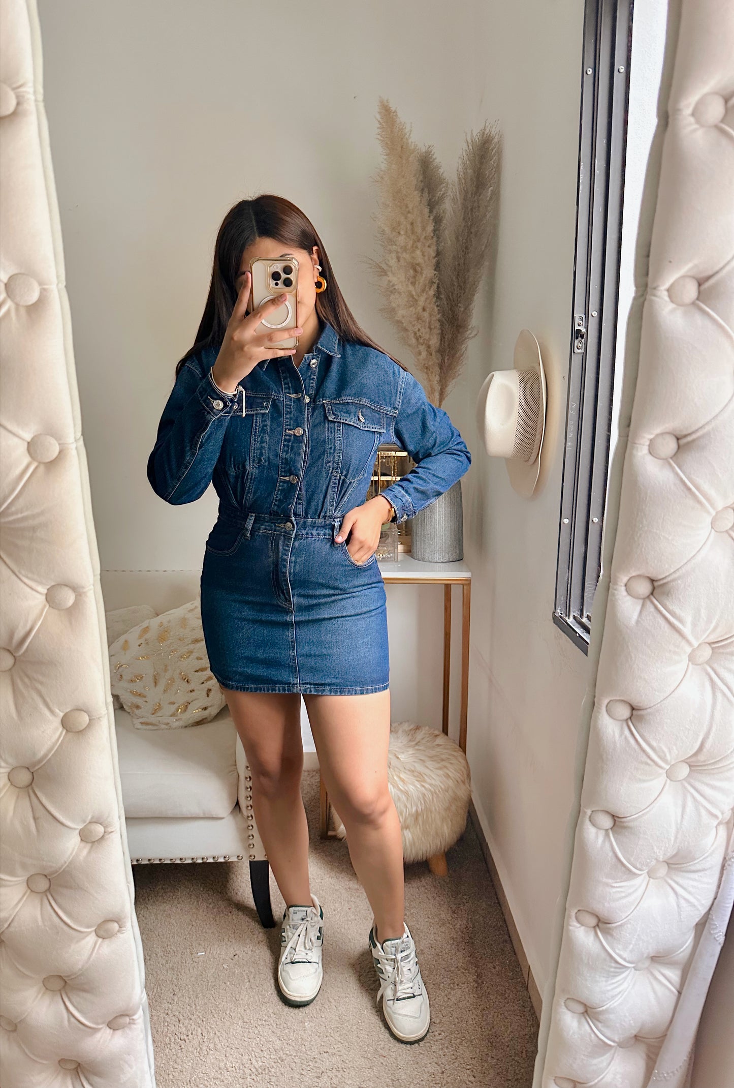 Denim dress