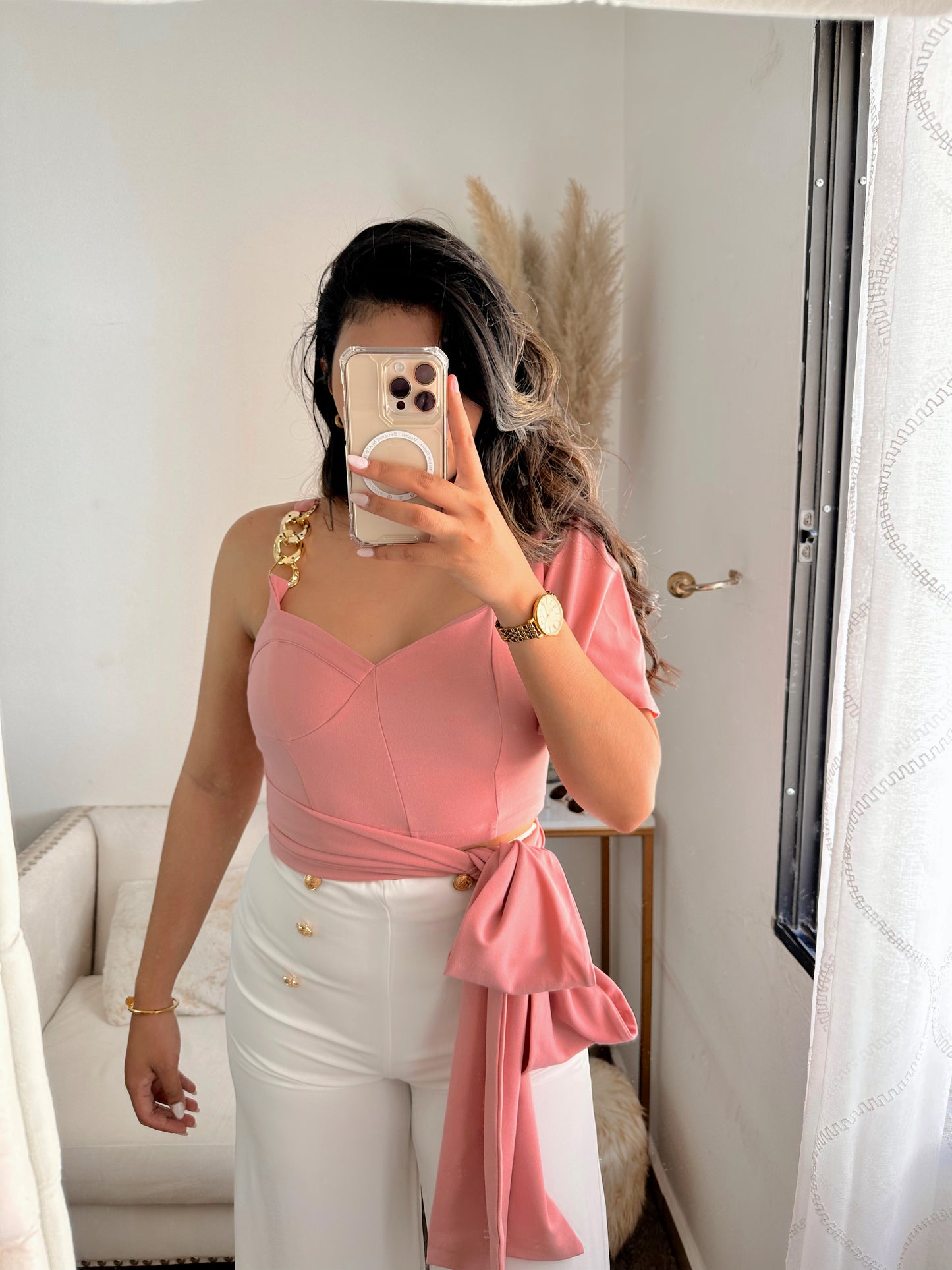 Baby pink top