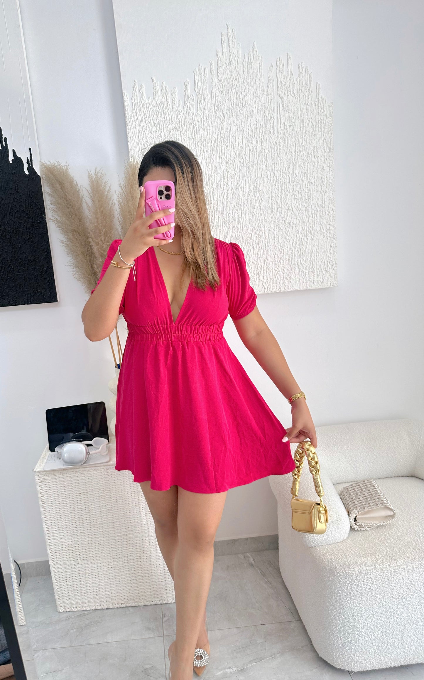 Barbie pink dress